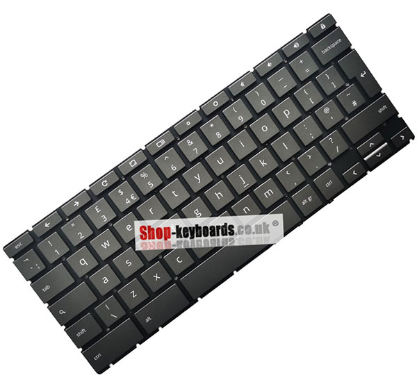 HP CHROMEBOOK X360 14B-CA0000NL Keyboard image