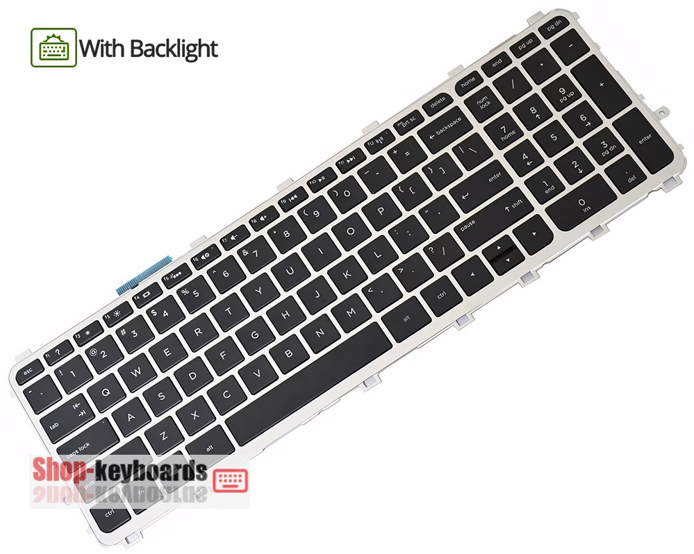 ORIGINAL Hp Envy 17 j060ef Keyboard US UK GR FR LA SP NE Layout Hp Envy 17 j060ef Laptop Keyboard
